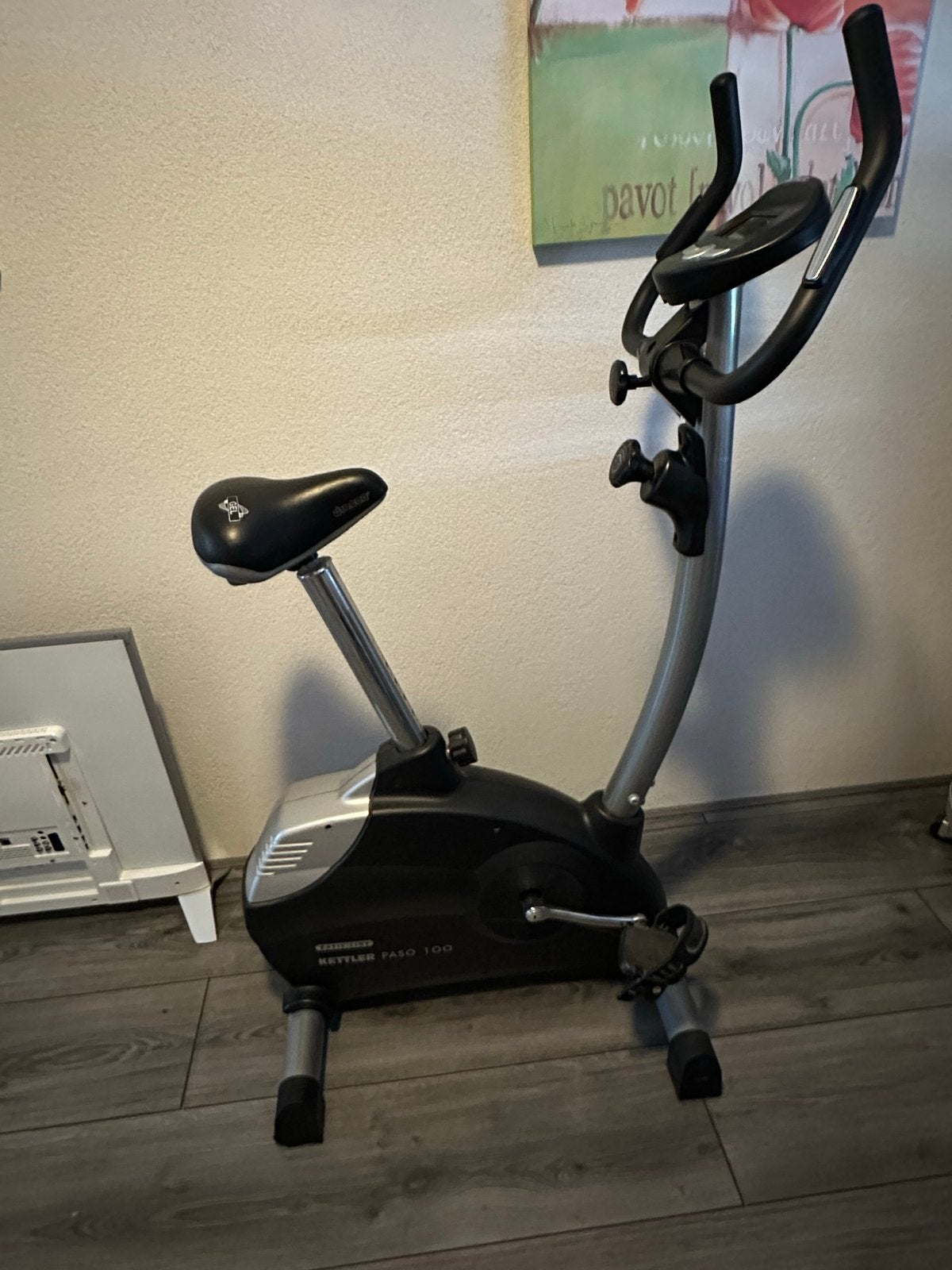 Kettler Paso 100 Hometrainer met Gelzadel, Ophalen, Gebruikt, Metaal, Benen