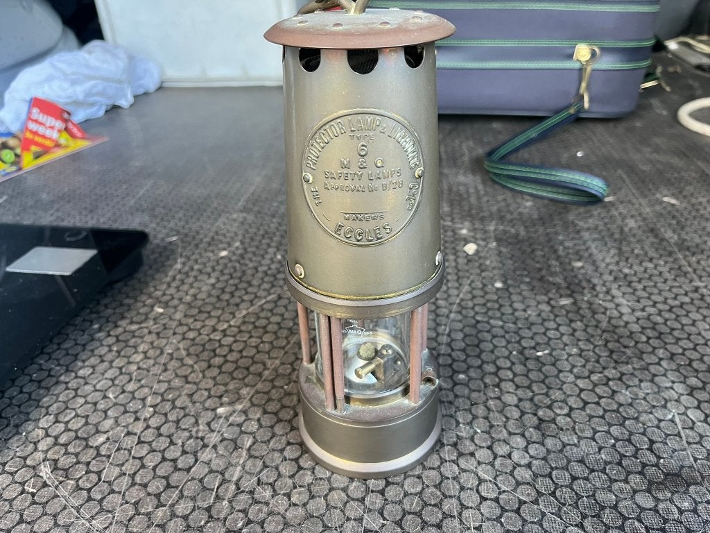 Mijnlamp M&Q Eccles, type 6, Ophalen of Verzenden