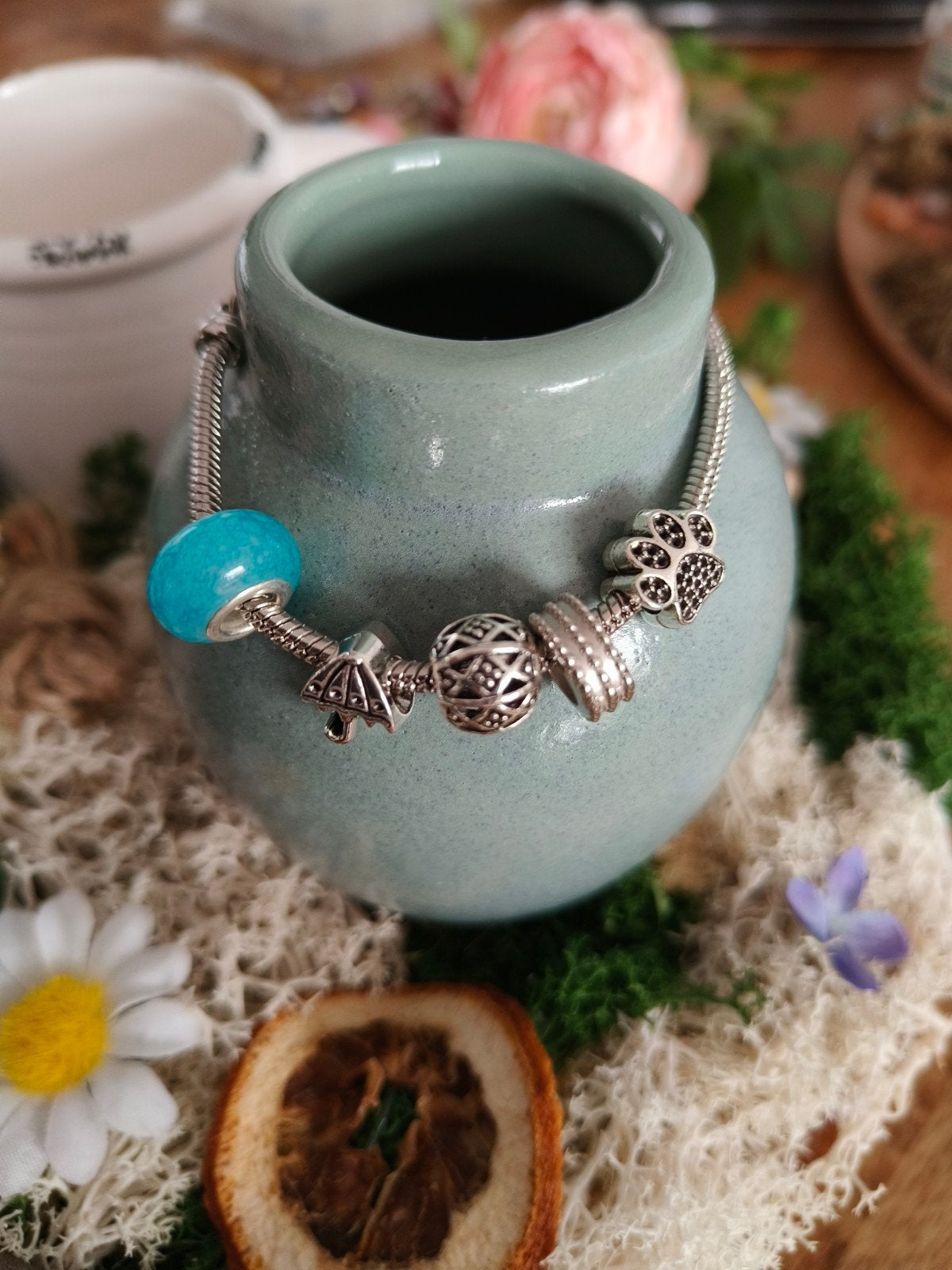 Armbanden bedel, Nieuw, Ophalen of Verzenden, Metaal, Overige vormen