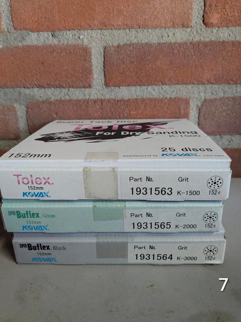 Kovax Super Tack Schuurschijven Schuurgaas Buflex Tolex 152m, Ophalen of Verzenden, Nieuw