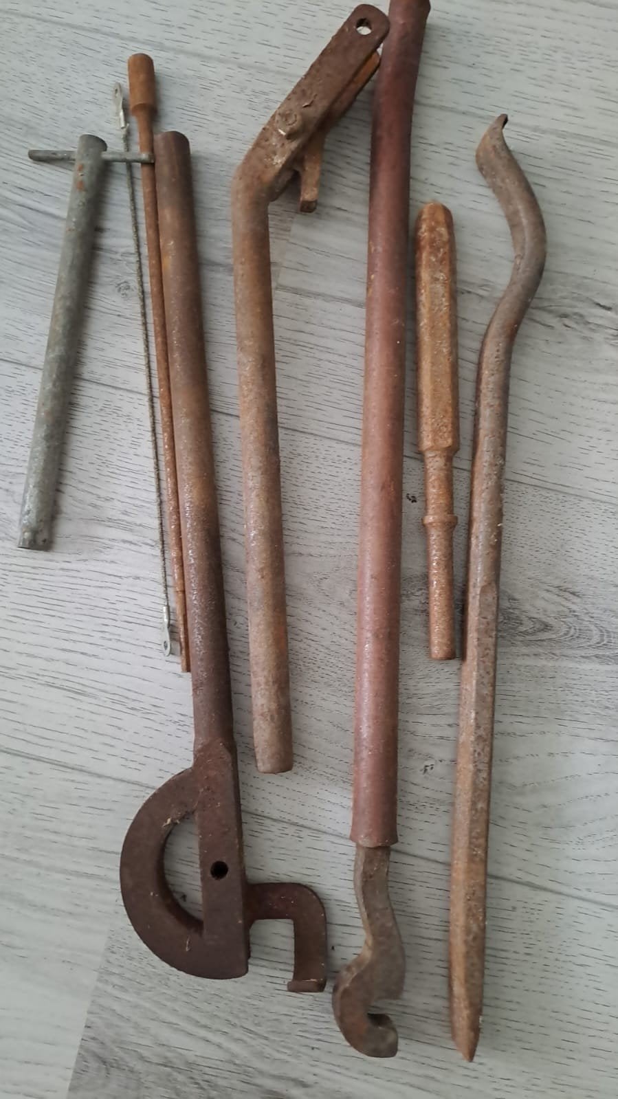 Diverse oude metalen gereedschappen, Ophalen of Verzenden