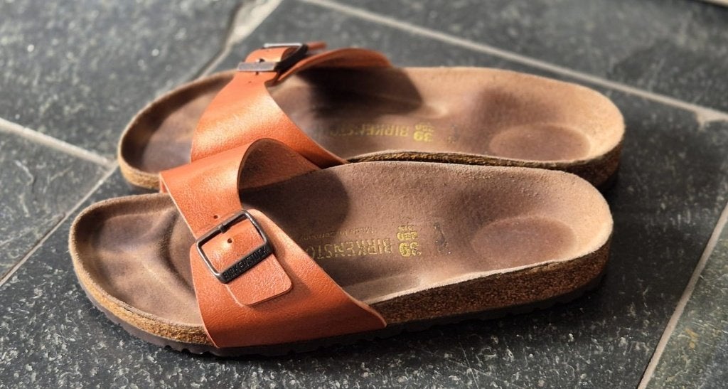 te koop birkenstocks als nieuw maat 39, Kleding | Dames, Oranje, Ophalen of Verzenden, Birkenstock, Sneakers of Gympen