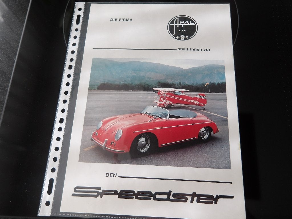 APAL Speedster Brochure - Zeldzaam Porsche gerelateerd, APAL, Ophalen of Verzenden, Zo goed als nieuw, Porsche
