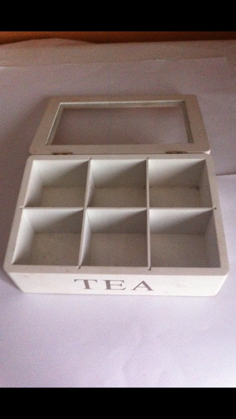 Vintage theedoos, Theedoos, Ophalen of Verzenden, Zo goed als nieuw, Hout