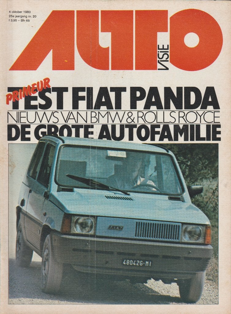 Fiat Panda ( classic ) testen in Autovisie ea, Gelezen, Ophalen of Verzenden, Overige merken, Autovisie