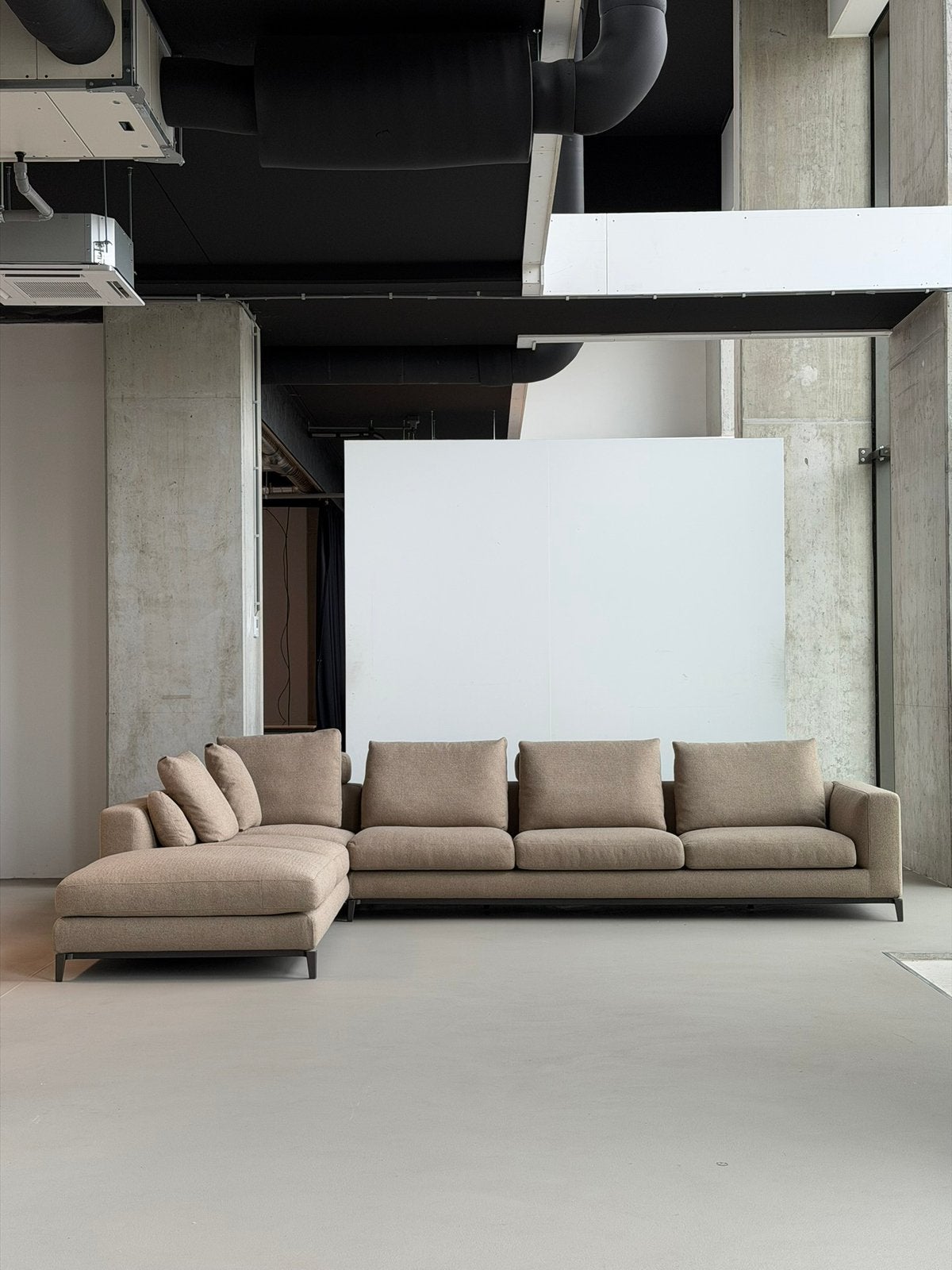 Minotti Andersen Hoekbank | Mocca I NIEUWSTAAT + Garantie