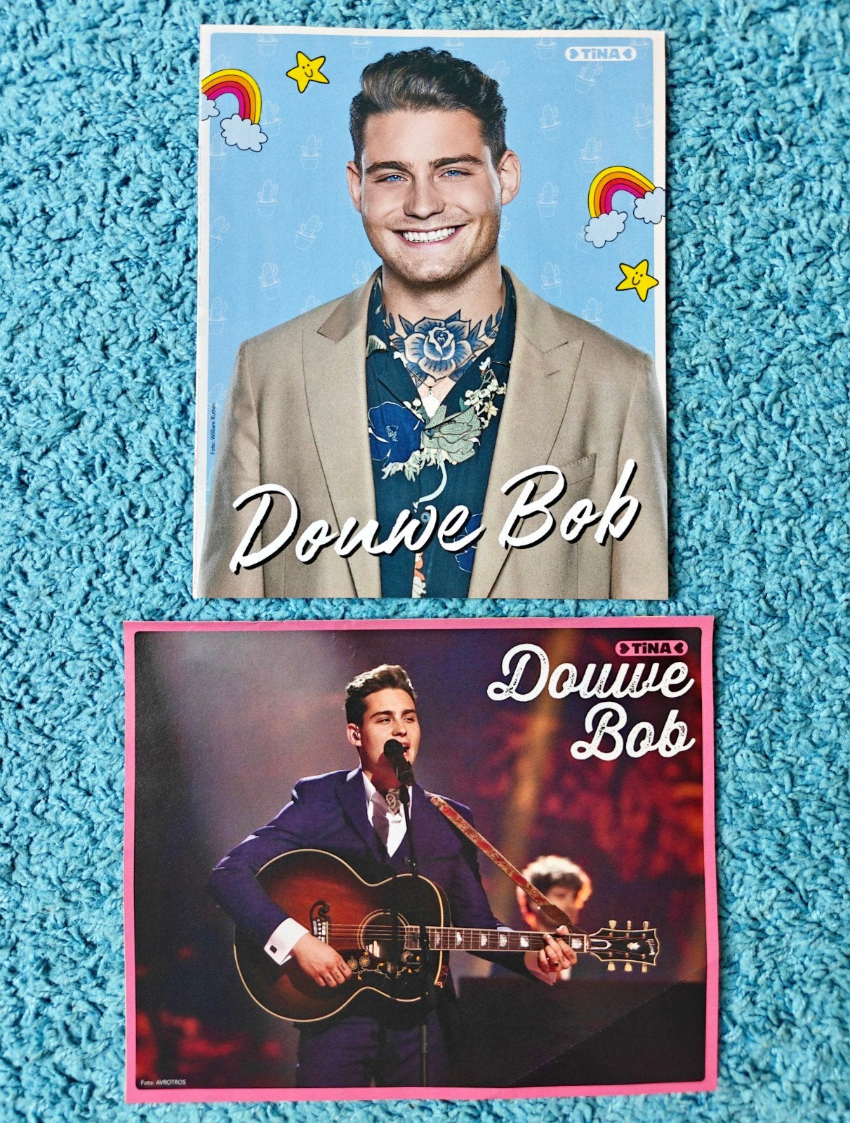 Douwe Bob posters Tina, Ophalen of Verzenden, Nieuw, A4 of kleiner, Muziek