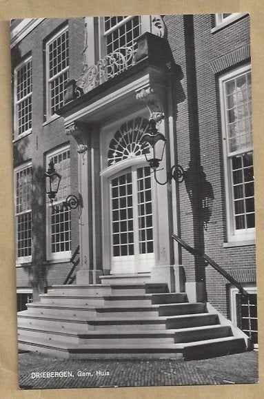 Oude ansichtkaart Driebergen, Gam. Huis, Gelopen, Ophalen of Verzenden, 1960 tot 1980, Gelopen, Utrecht