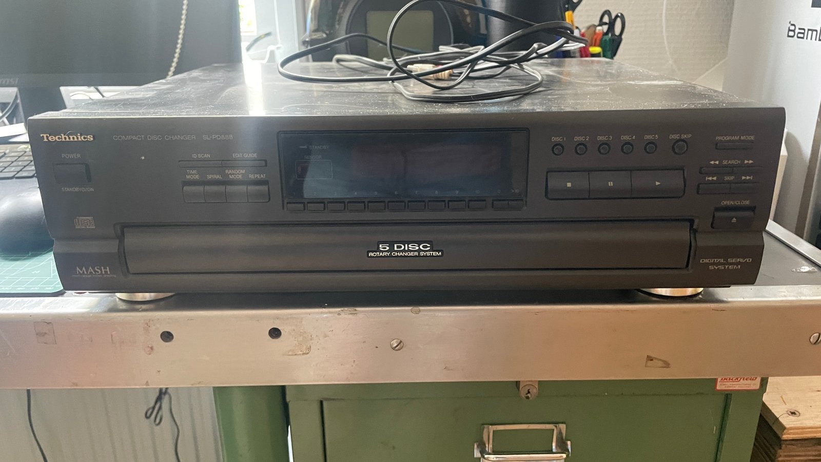 Technics SL-PD888 5 cd wisselaar, Audio, Tv en Foto, Cd-spelers, Ophalen, Zo goed als nieuw, Technics, Wisselaar
