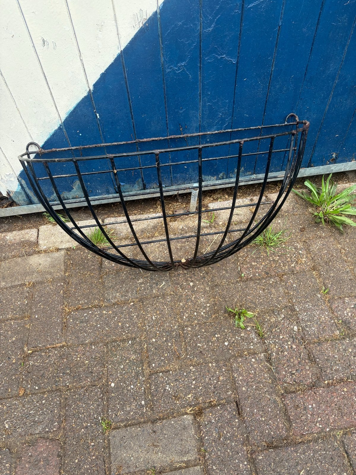 Metalen hooiruif - Zwart, Ophalen, Gebruikt