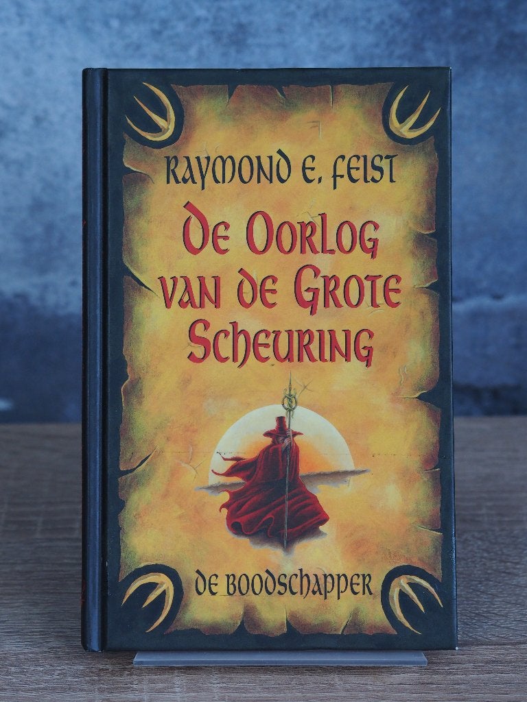 De Boodschapper, Oorlog van de Grote Scheuring, Feist, HC, Boeken, Ophalen of Verzenden, Gelezen