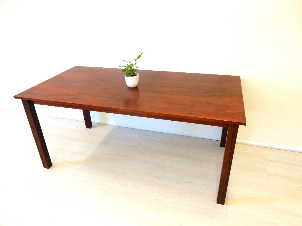 Xxl Retro Vintage Eettafel Tafel Jaren 60 70 Palissanderhout, Ophalen of Verzenden, Huis en Inrichting