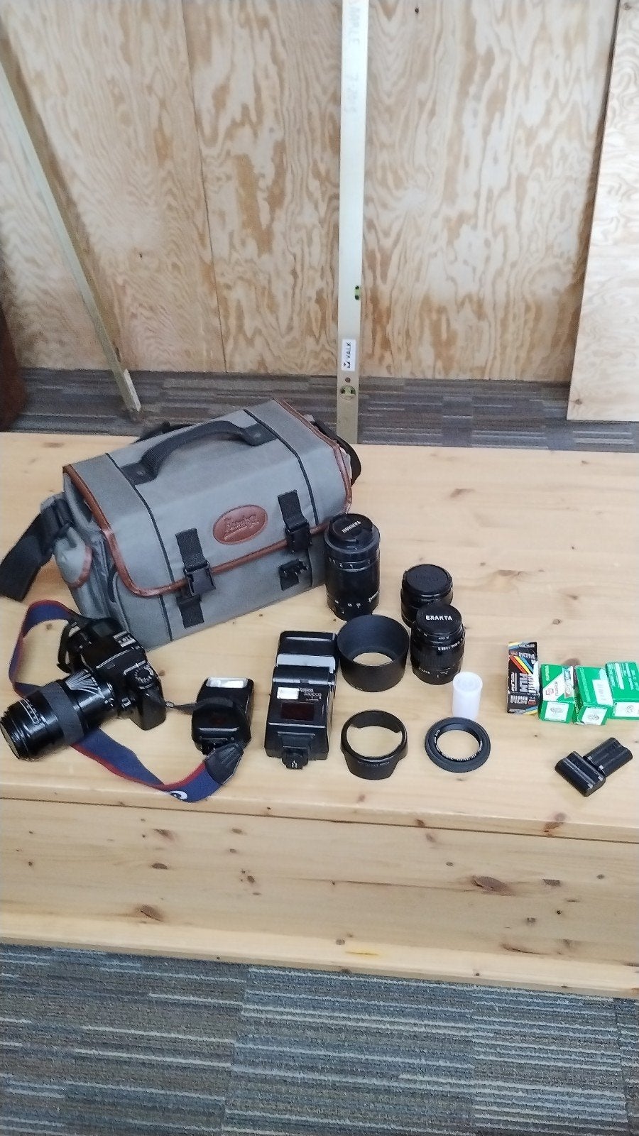 Complete Canon EOS 1000F Analoge Spiegelreflex Camera Set, Audio, Tv en Foto, Fotocamera's Analoog, Ophalen of Verzenden, Gebruikt