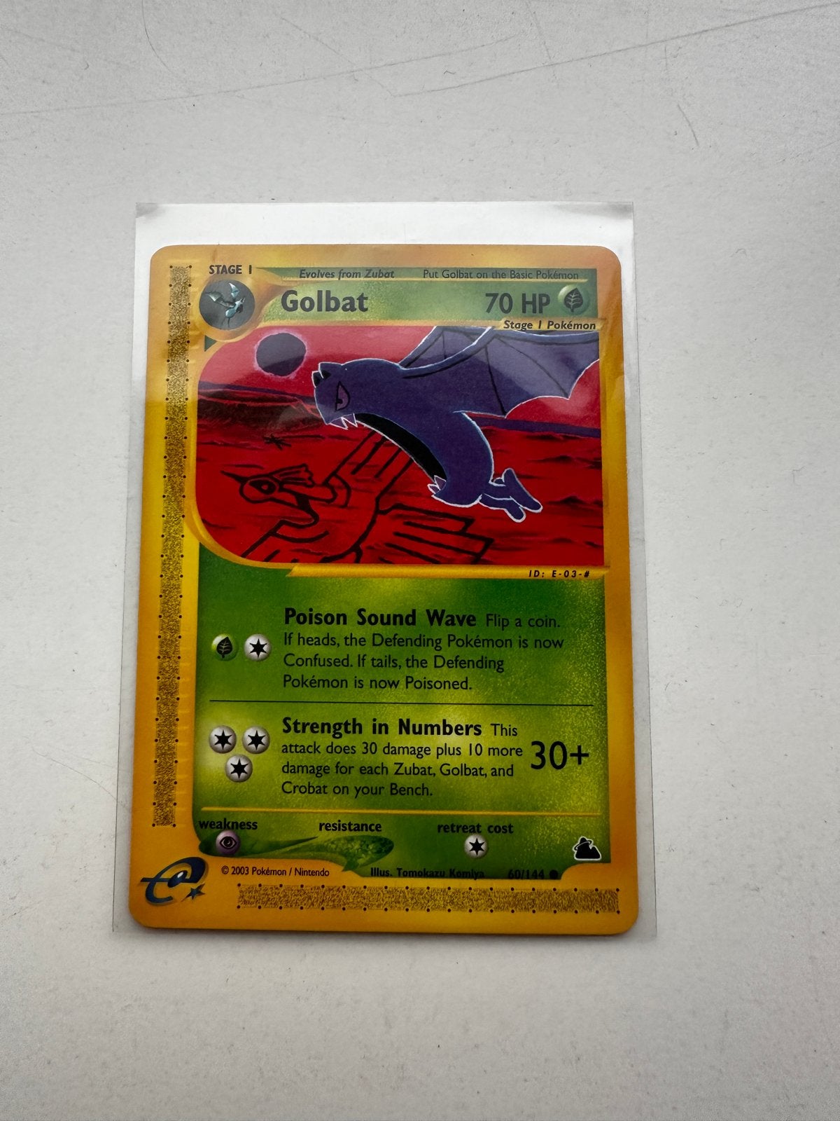 Golbat Skyridge, Ophalen of Verzenden, Gebruikt, Losse kaart