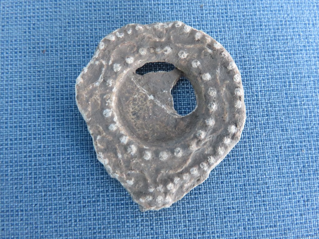 Romeinse rijk – cultus spiegeltje in lood  2e - 3e eeuw A.D., Antiek en Kunst, Ophalen of Verzenden