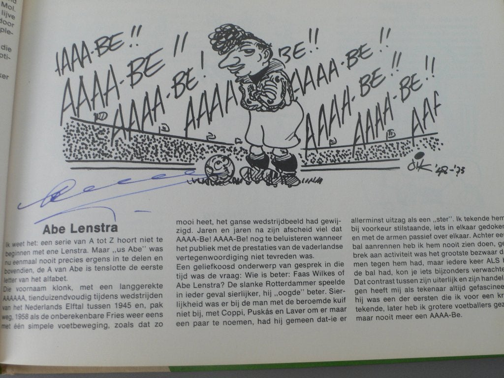 Dik Bruynesteyn - Gesigneerde karikaturen van Abe tot Joop, Ophalen of Verzenden, Zo goed als nieuw, Overige sporten, Dik Bruynesteyn