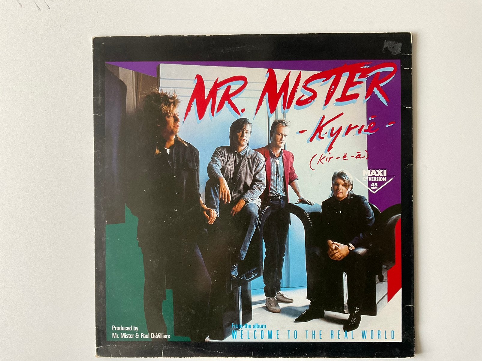 Mr. Mister – Kyrie 12” pop rock, Cd's en Dvd's, Vinyl | Pop, Gebruikt, Pop, Ophalen of Verzenden, 12 inch