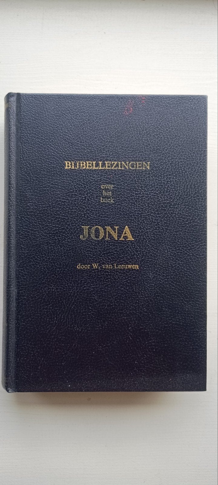 Bijbellezingen over het boek Jona door W. van Leeuwen, Ophalen of Verzenden, W. van Leeuwen