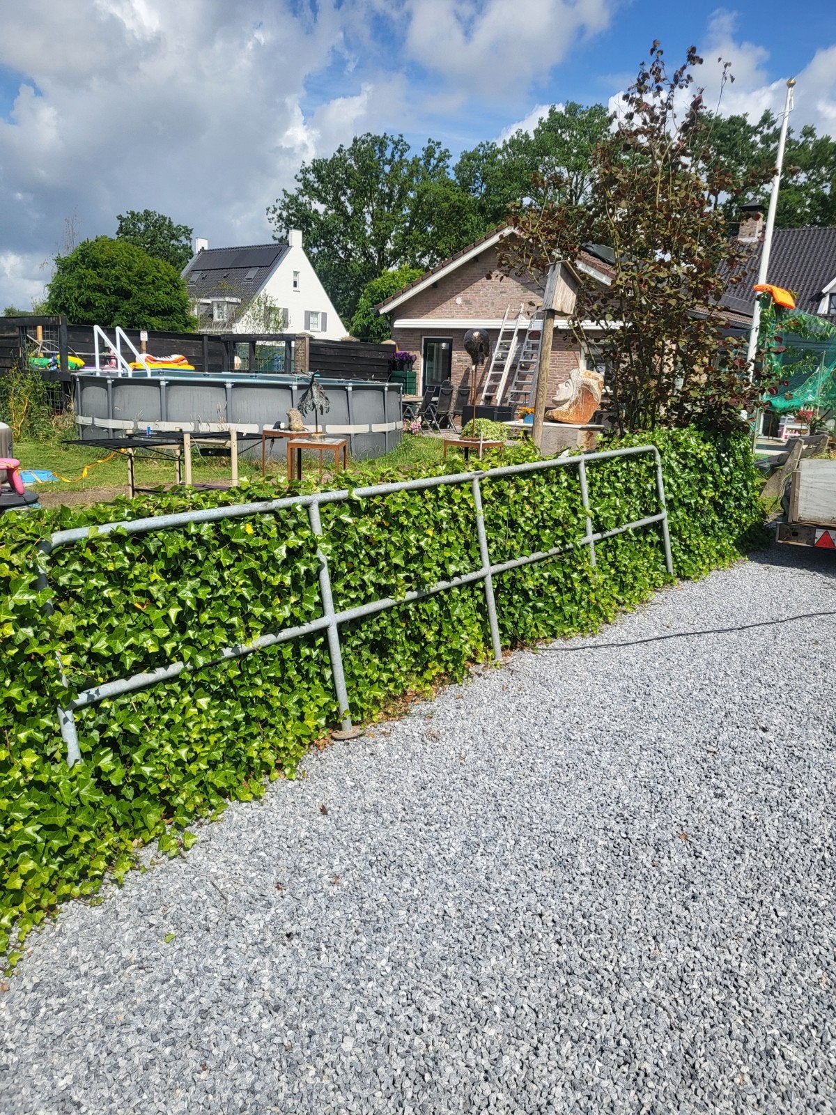 Veiligheidshek 6 meter lang, Ophalen, Gebruikt, IJzer, Overige typen