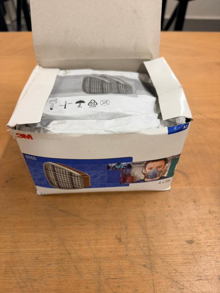 3M filters 6055 (4 stuks), Ophalen of Verzenden, Zo goed als nieuw