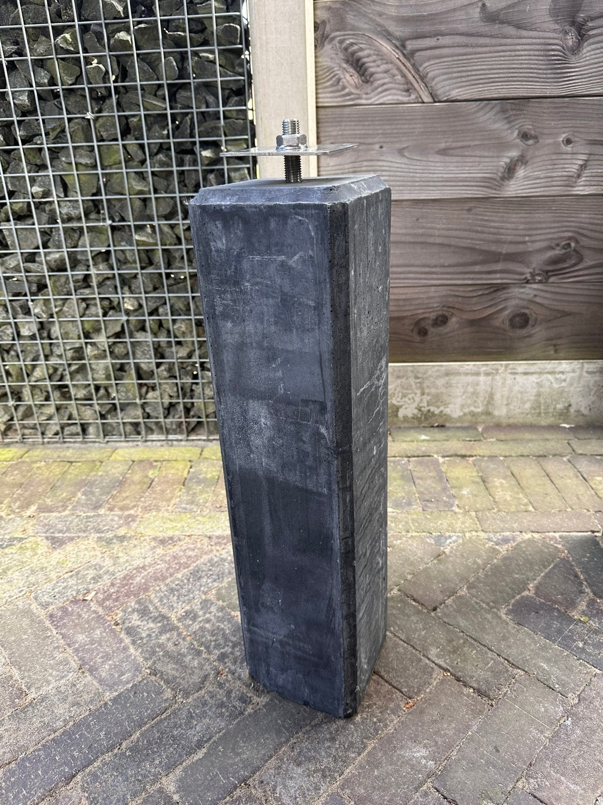 Betonpoer 15 x 15 x 60cm Antraciet (1 stuks) NIEUW!, Ophalen, Zo goed als nieuw, Minder dan 180 cm, Palen