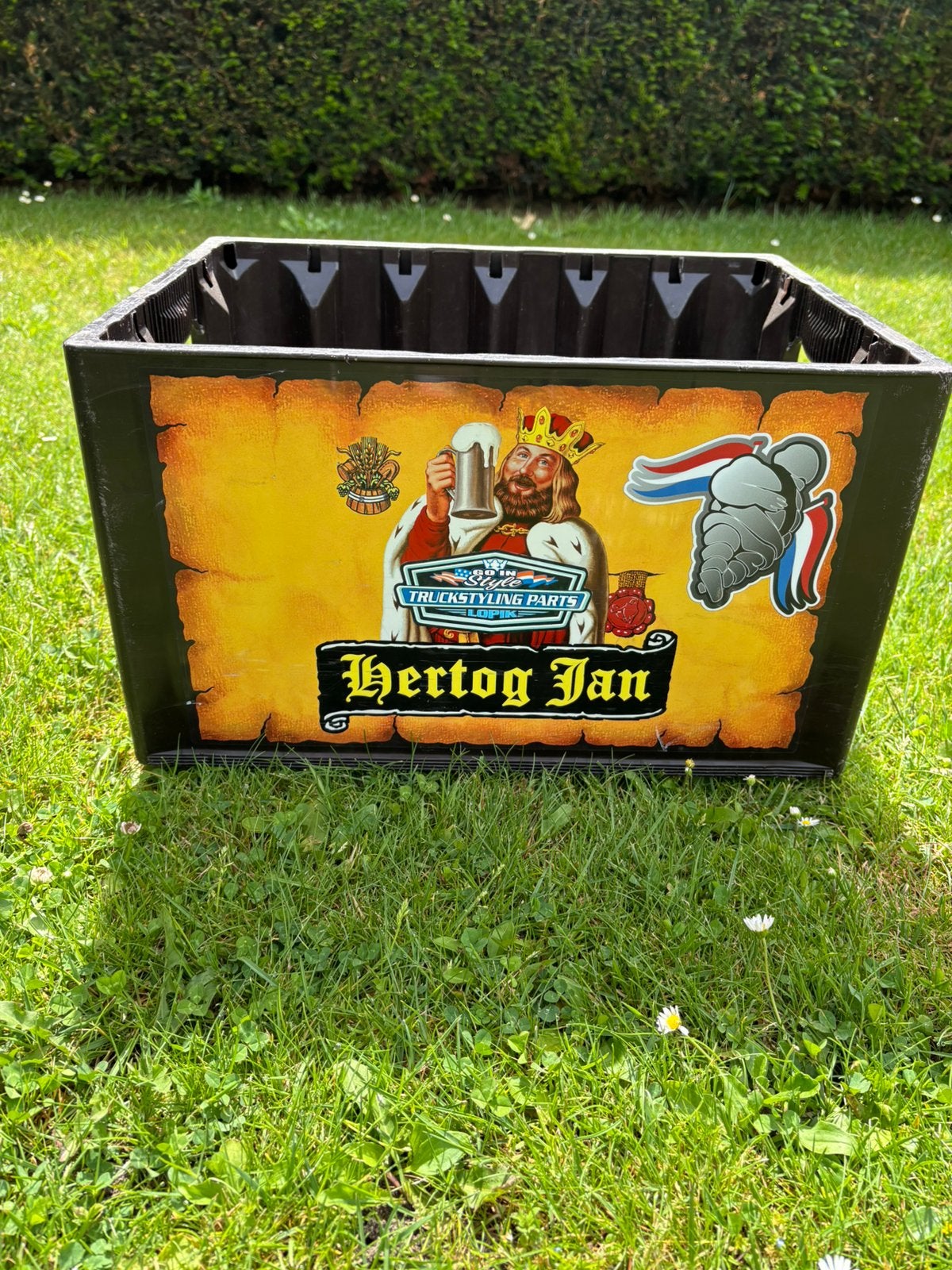 Hertog jan fiets krat, Ophalen, Gebruikt
