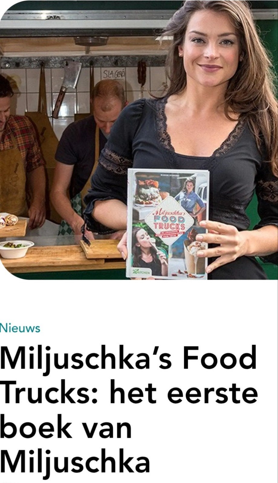 Witzenhausen - Miljuschka's Food Trucks kookboek hardback, Overige typen, Zo goed als nieuw, Milljuschka Witzenhausen, Ophalen of Verzenden