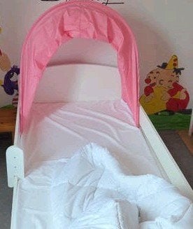mooi wit kobi peuterbed, 70 tot 85 cm, 140 tot 160 cm, Zo goed als nieuw, Ophalen