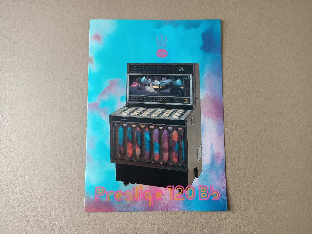 Folder: NSM Prestige 120BB (1972) jukebox, Verzenden, Gebruikt, 1950 tot 1960, Seeburg
