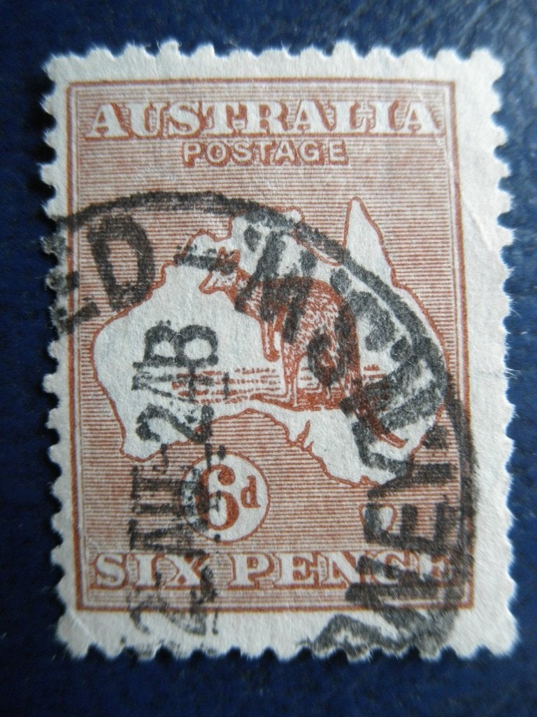 Postzegels Australië 1915 kangoeroe nr. 45 - cw. 6,00., Ophalen of Verzenden, Gestempeld