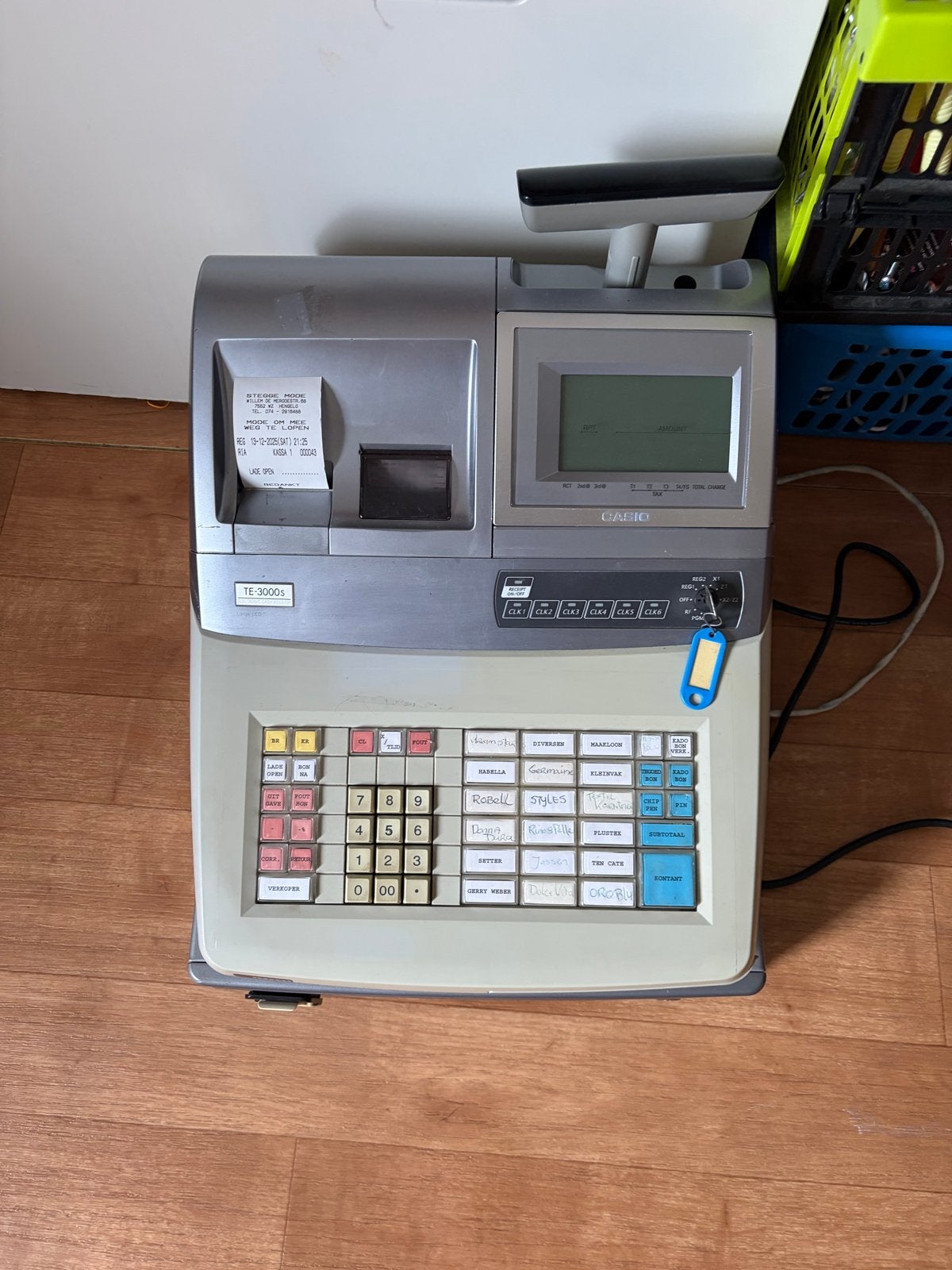 Casio TE-3000S Kassasysteem met Geldlade, Ophalen of Verzenden