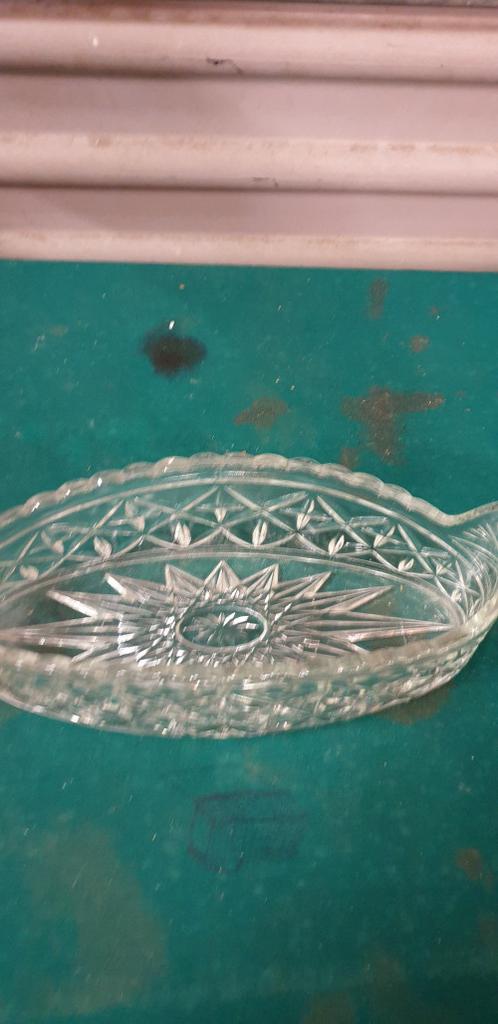 kristallen bakje, Ophalen of Verzenden, 'T Olde Gre-j, Info@toldegrej.nl, Endepoelstraat 20f Didam