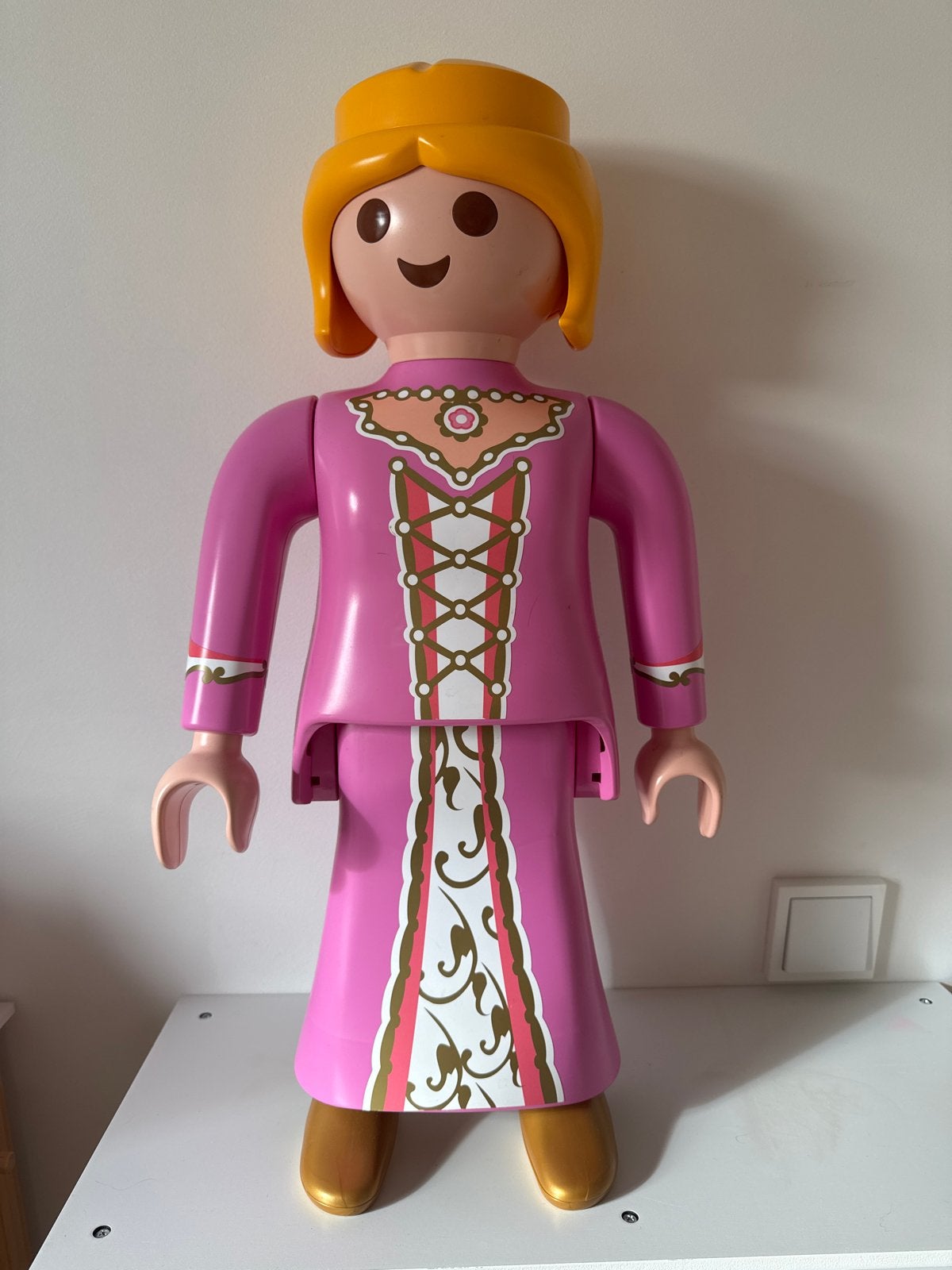 Grote Playmobil Prinses Pop - Roze Jurk, Kinderen en Baby's, Ophalen, Zo goed als nieuw, Overige typen