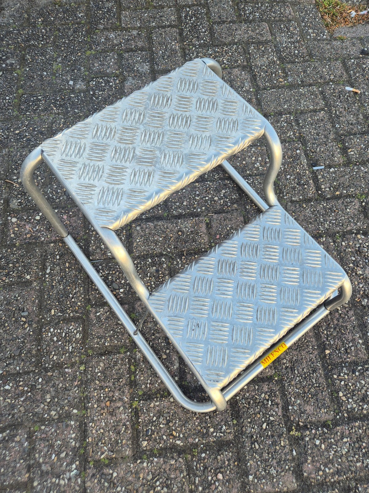 Aluminium camping trapje - Milenco, Ophalen, Gebruikt