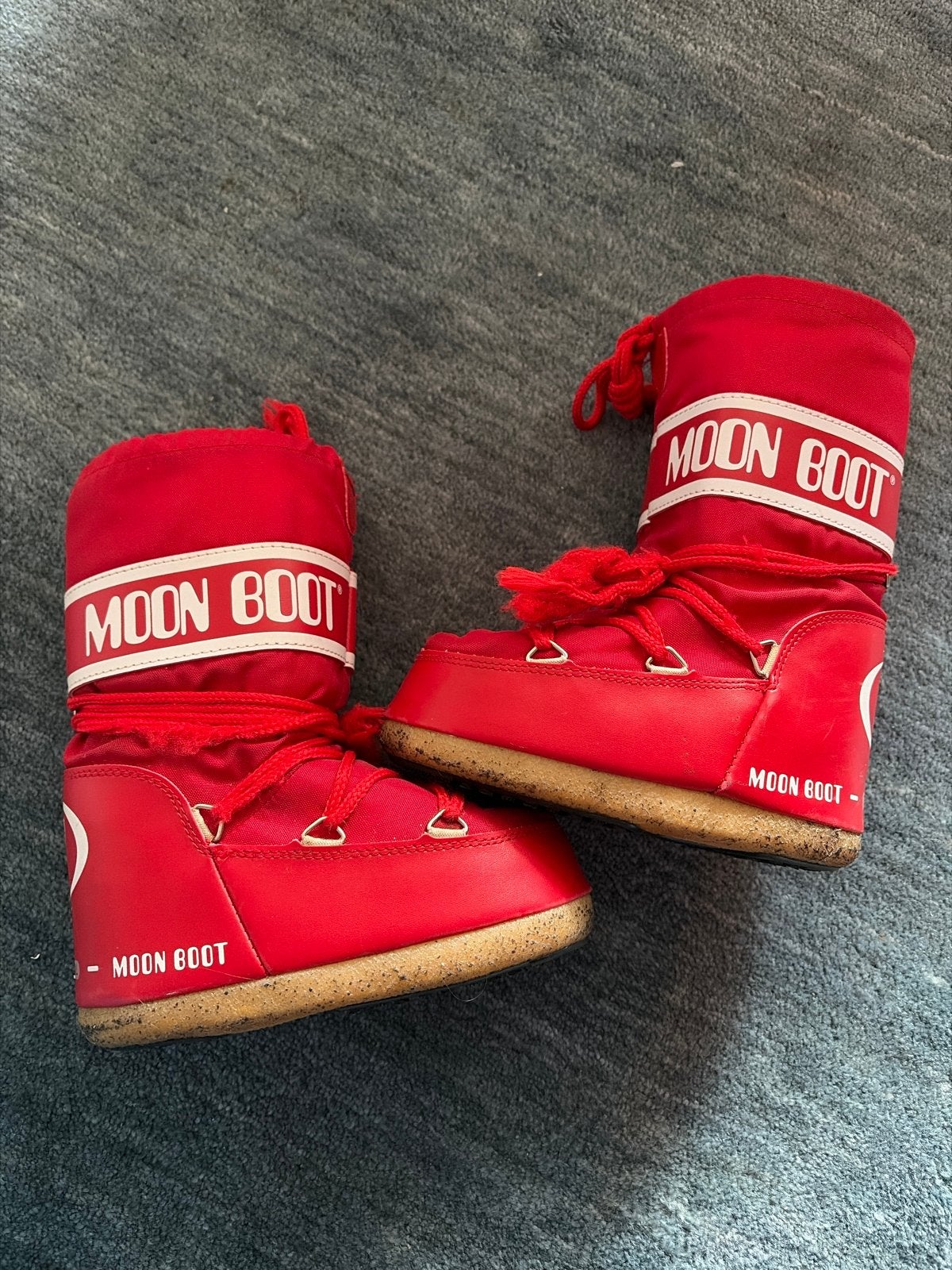 Rode Moon Boot laarzen maar 27/30, Kleding | Dames, Ophalen, Gedragen, Rood, Snowboots