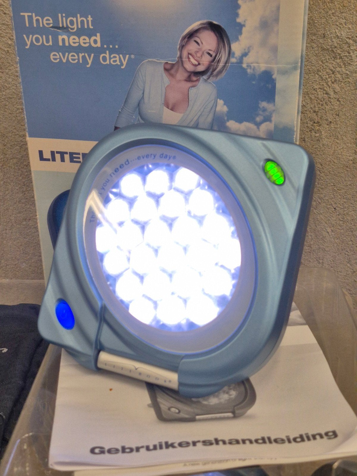 Lightbook elite zgan draagbare daglichtlamp daglicht lamp, Ophalen of Verzenden, Zo goed als nieuw, Overige typen