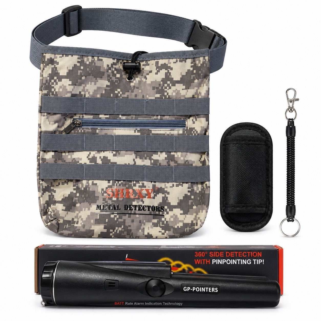 Vondstentas met pinpointer  en accessoires, Ophalen of Verzenden, Nieuw