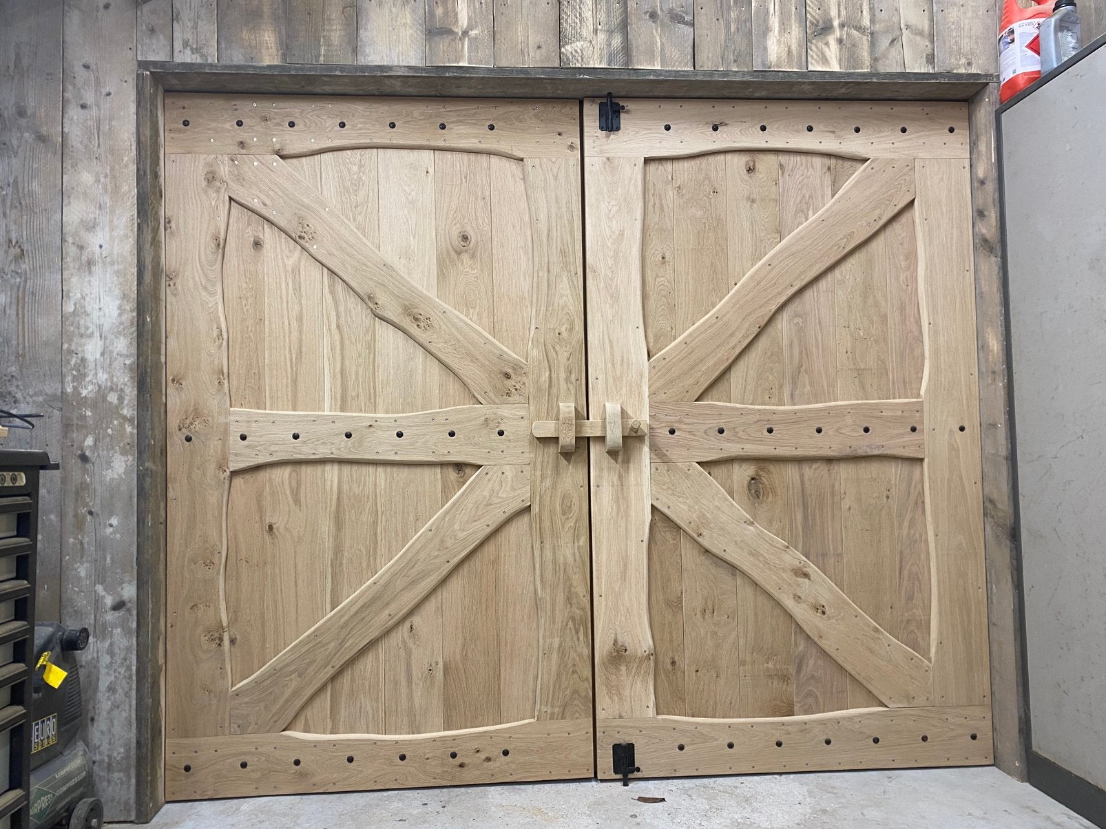 Landelijke eikenhouten deuren, schuifdeuren, nieuw maatwerk., 80 tot 100 cm, Overige typen, Nieuw, Ophalen of Verzenden