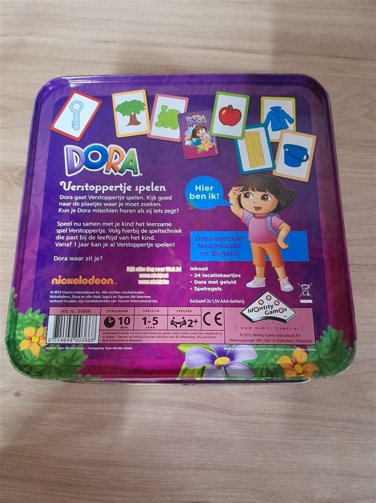 dora verstoppertje spelen - s4750, Hobby en Vrije tijd, Gezelschapsspellen | Bordspellen, Verzenden, Zo goed als nieuw