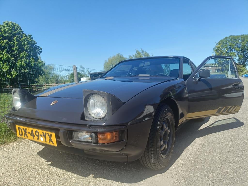 Porsche 924 2.0 Coupe 1979 Bruin, 125 pk, 4 cilinders, Leder en Stof, Origineel Nederlands