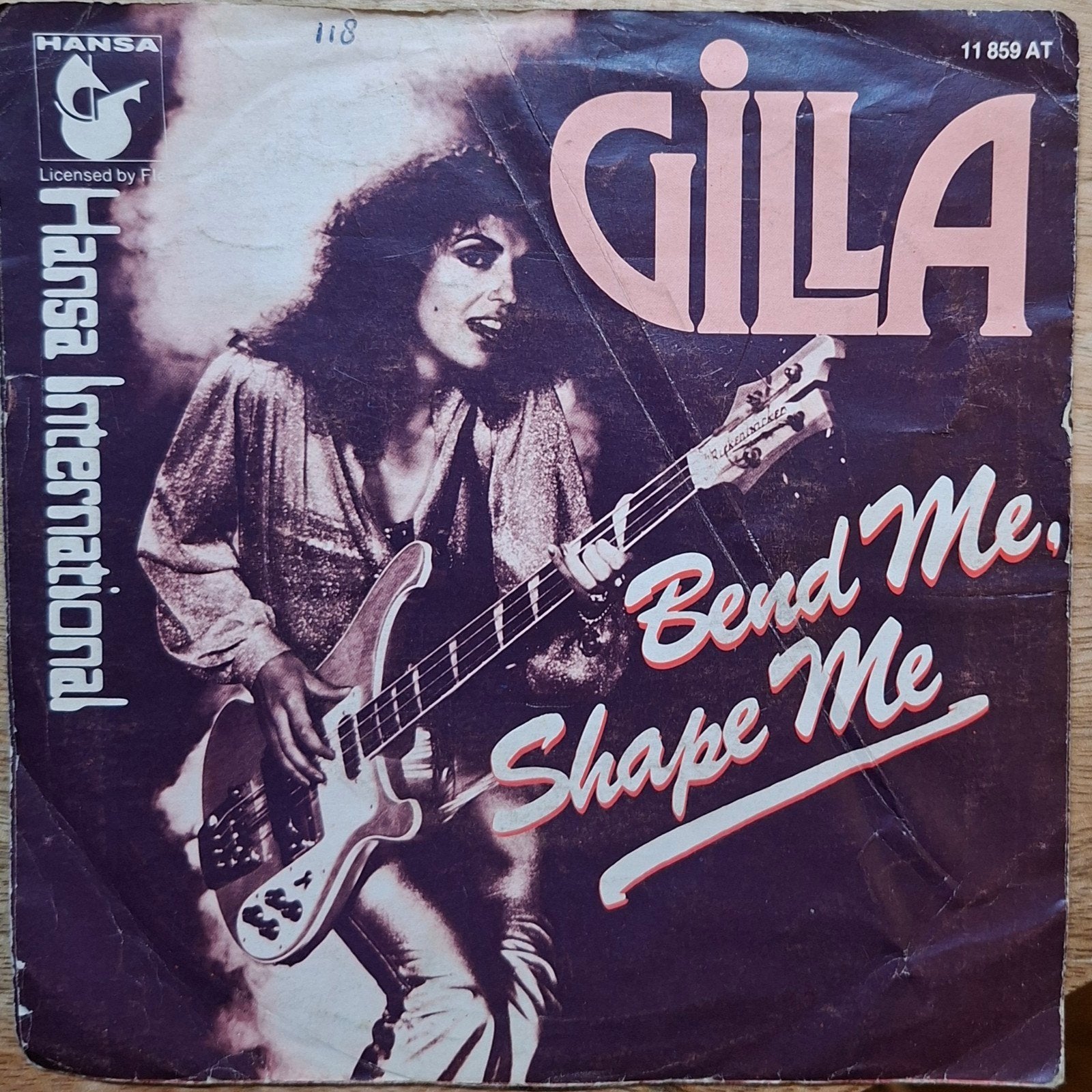 Gilla - Bend Me, Shape Me (Vinyl Single), Ophalen of Verzenden, Gebruikt, 7 inch, EP