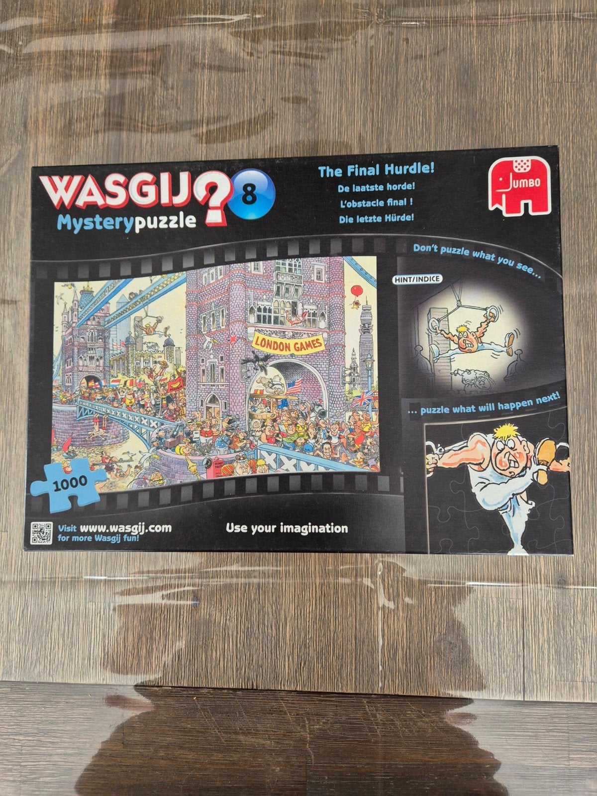 Wasgij Mystery 8: The Final Hurdle! 1000 stukjes, Ophalen, 500 t/m 1500 stukjes, Zo goed als nieuw, Legpuzzel