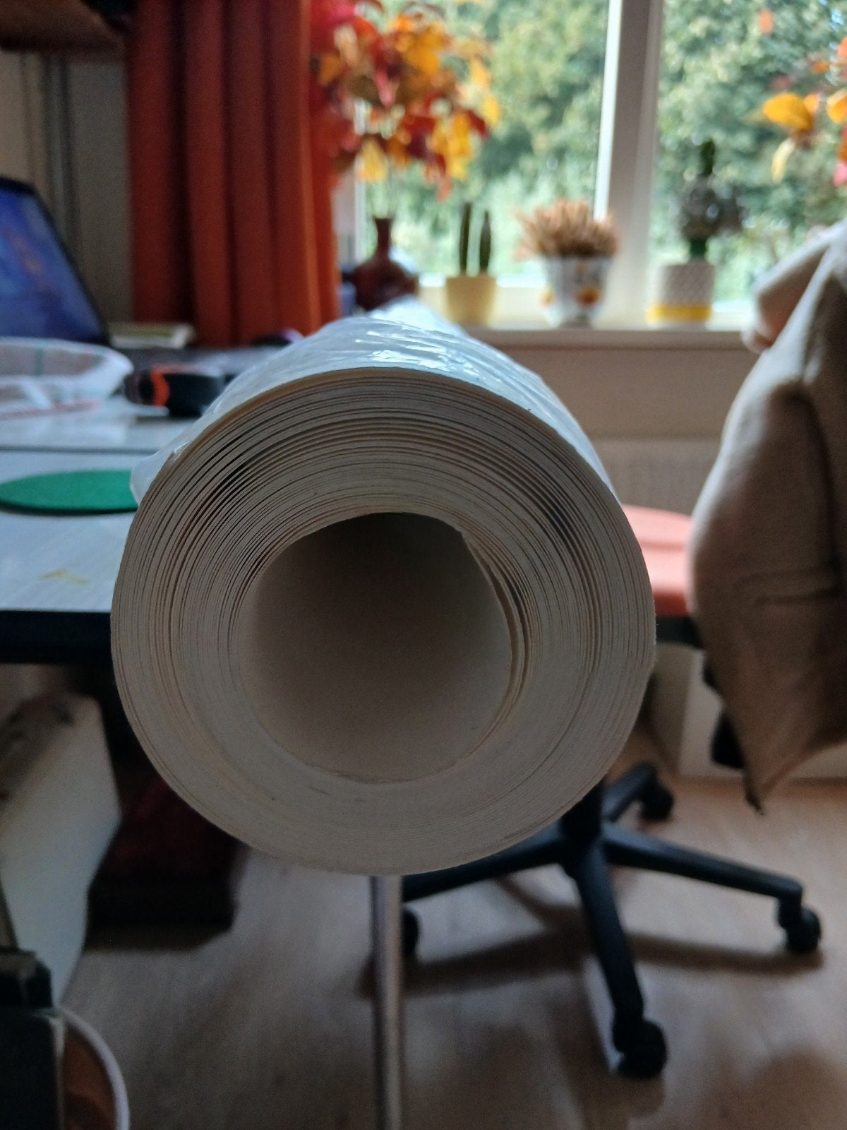 Rol schilderpapier 1.50 breed, Ophalen, Zo goed als nieuw