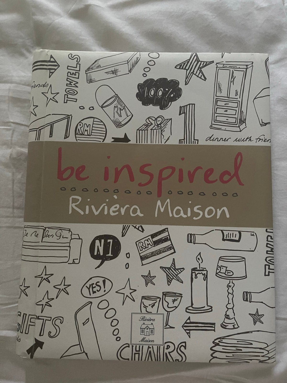 Riviera Maison Be Inspired met handtekening Nico, Ophalen of Verzenden, Zo goed als nieuw, Interieur en Design