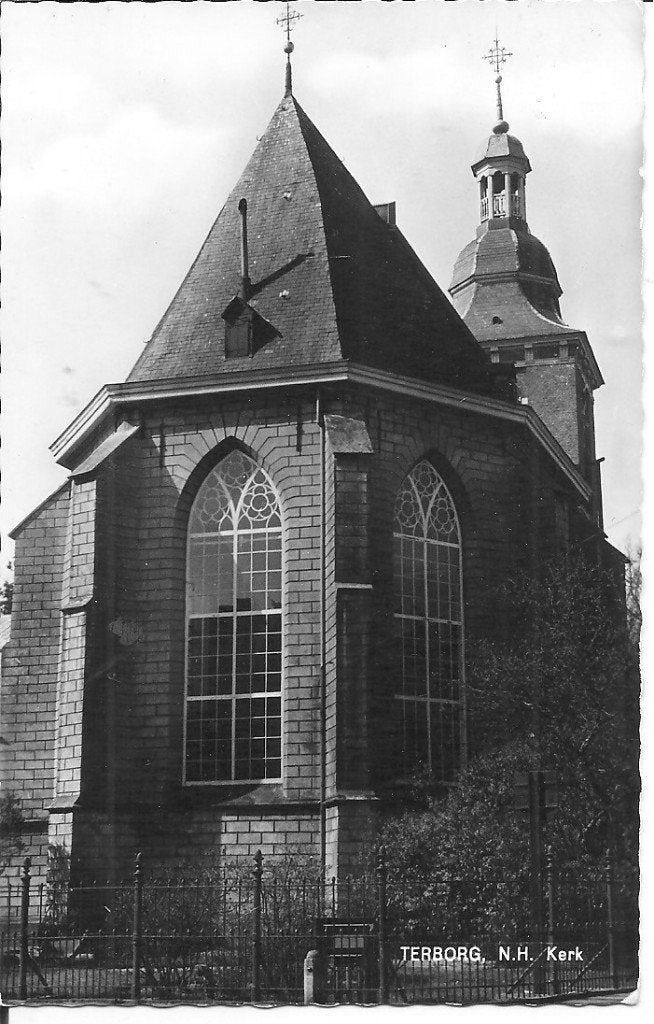 Oude Ansichtkaart Terborg, N.H. Kerk, Ophalen of Verzenden, 1960 tot 1980, Ongelopen, Gelderland