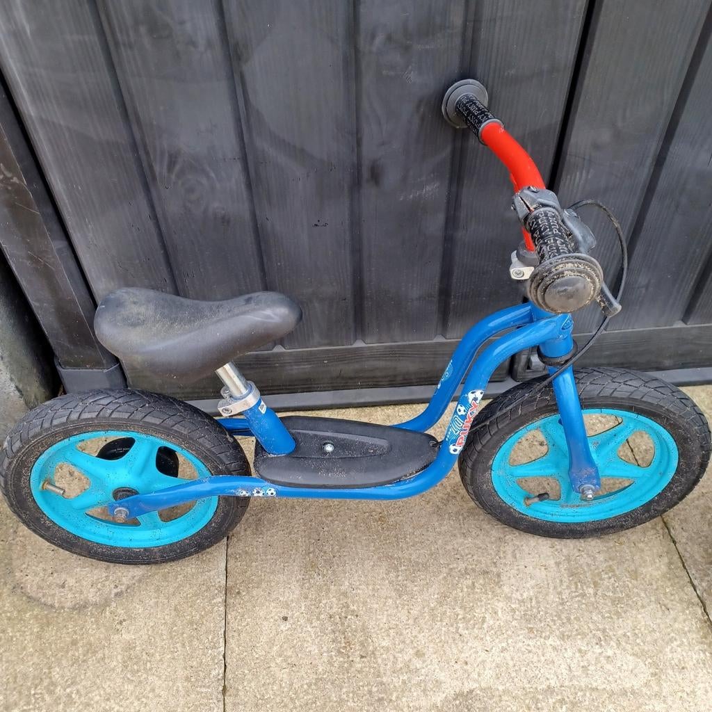 Puky 12 inch loopfiets  25€,roze loopfiets 7,50€, Ophalen, Gebruikt, Loopfiets