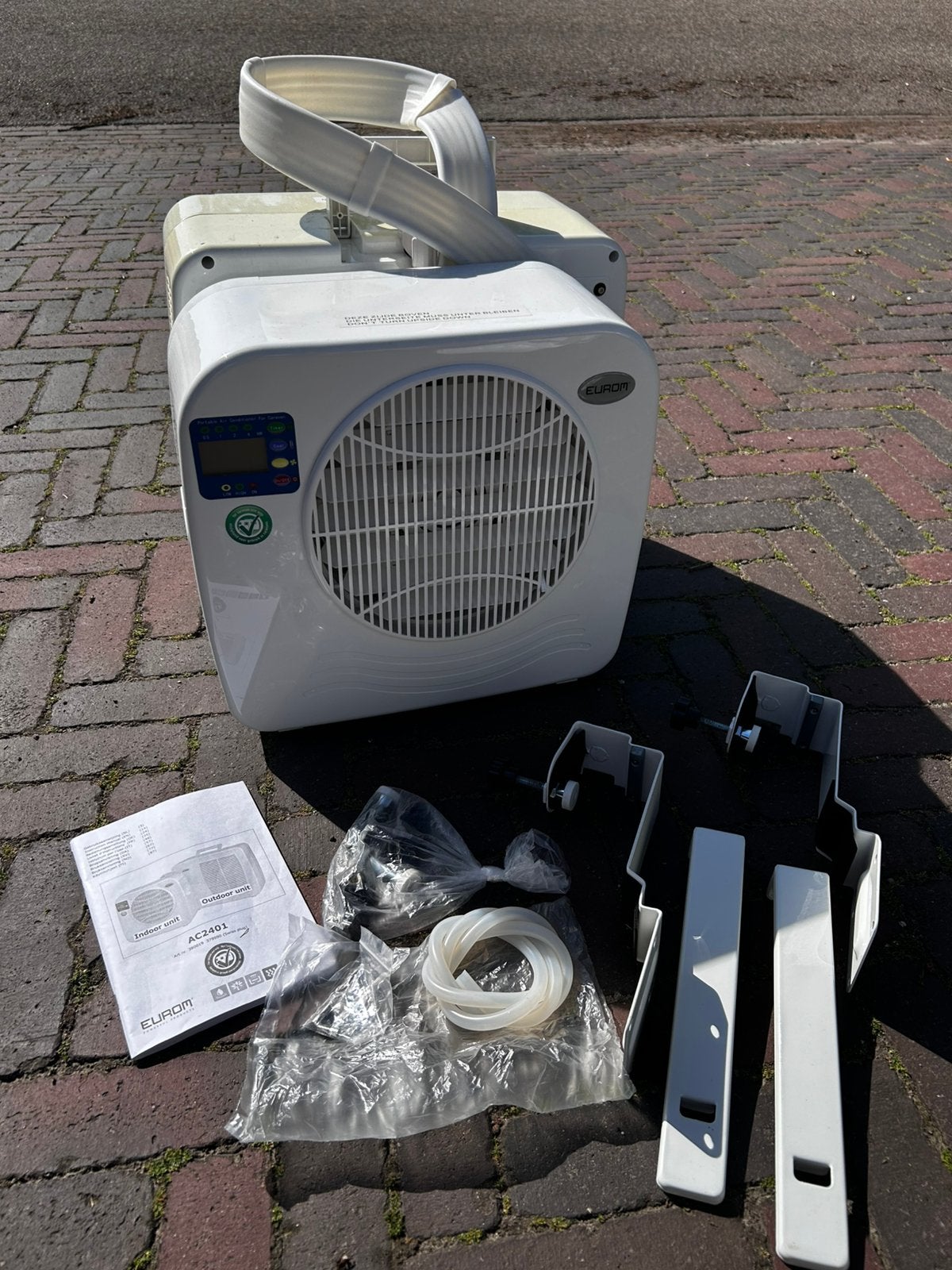 Eurom AC2401 Caravan Airco – Mobiele Split-unit (Zgan!), Ophalen of Verzenden, Zo goed als nieuw