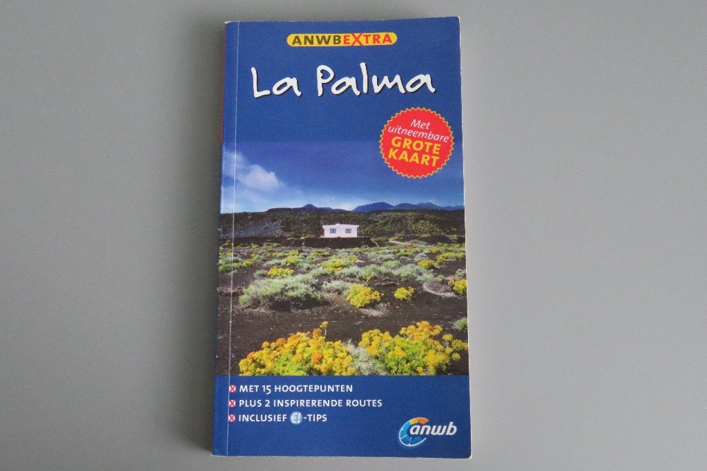 La Palma - ANWB Extra - met uitneembare kaart, Europa, Ophalen of Verzenden, Zo goed als nieuw, Reisgids of -boek
