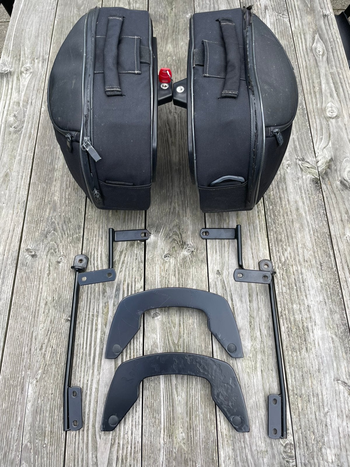 Hepco & Becker C-bow tassen Moto Guzzi V7, Ophalen of Verzenden, Gebruikt