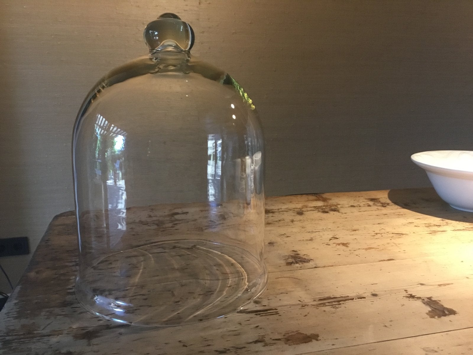 Glazen stolp - Decoratieve glazen kap, Huis en Inrichting, Woonaccessoires | Stolpen, Glas, Ophalen, Zo goed als nieuw
